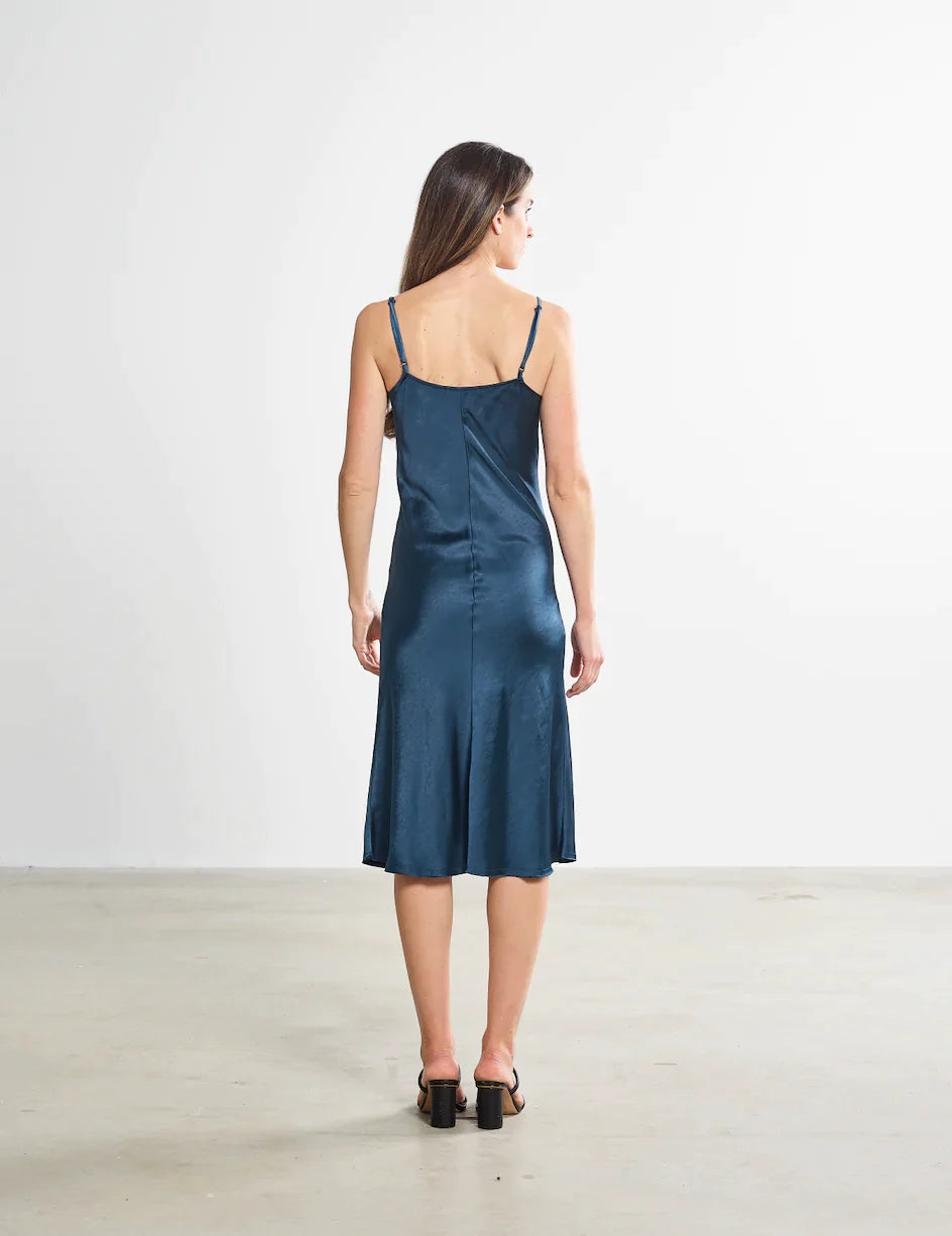The Sawyer Dress | Deep Teal - Poppy and Stella