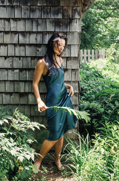 The Sawyer Dress | Deep Teal - Poppy and Stella