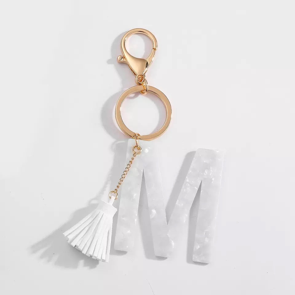 Tasseled Keychain | Misc Letters - Poppy and Stella