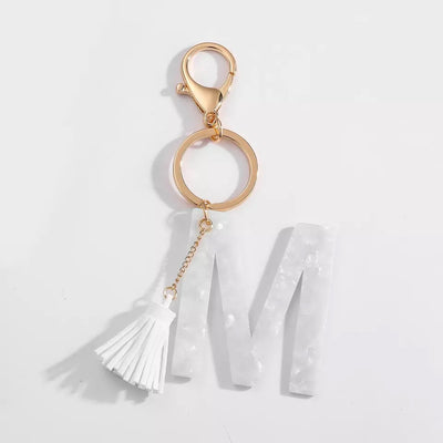 Tasseled Keychain | Misc Letters - Poppy and Stella