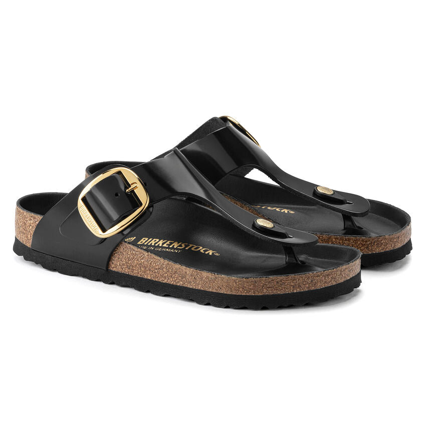 Birkenstock | Gizeh Big Buckle | High-Shine Black