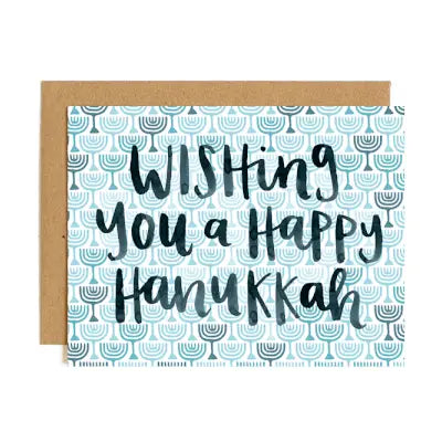 Hanukkah Wishes Card - Poppy and Stella