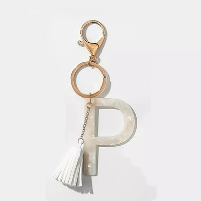 Tasseled Keychain | Misc Letters - Poppy and Stella