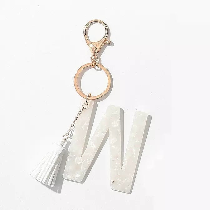 Tasseled Keychain | Misc Letters - Poppy and Stella
