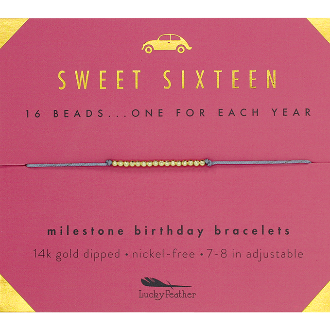 Milestone Birthday Bracelet | 16 - Poppy and Stella