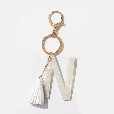Tasseled Keychain | Misc Letters - Poppy and Stella