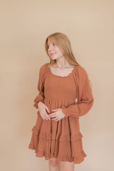 Tiana Ruffle Tiered Dress - Poppy and Stella