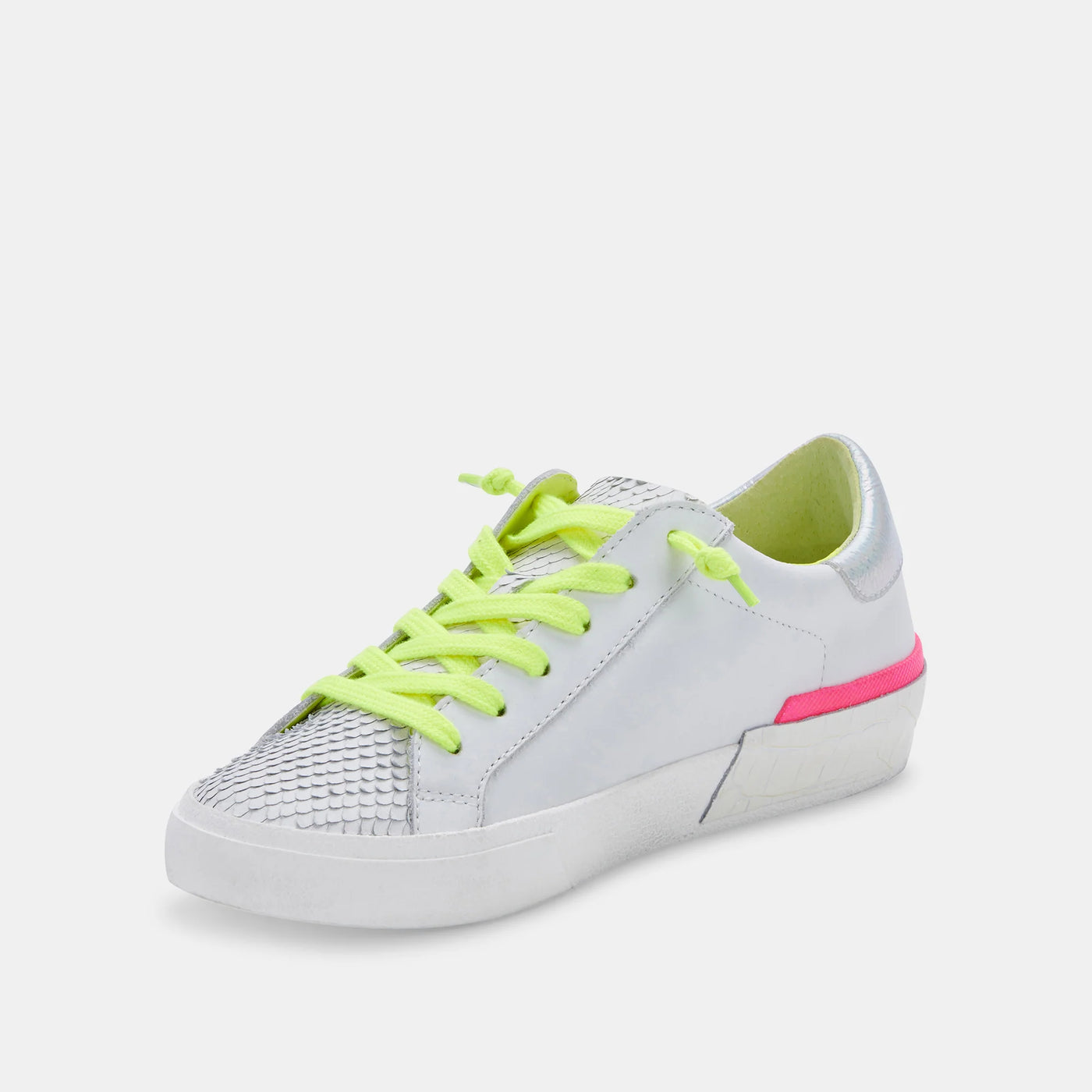 Dolce Vita | Zina Sneaker | Neon Multi Leather - Poppy and Stella