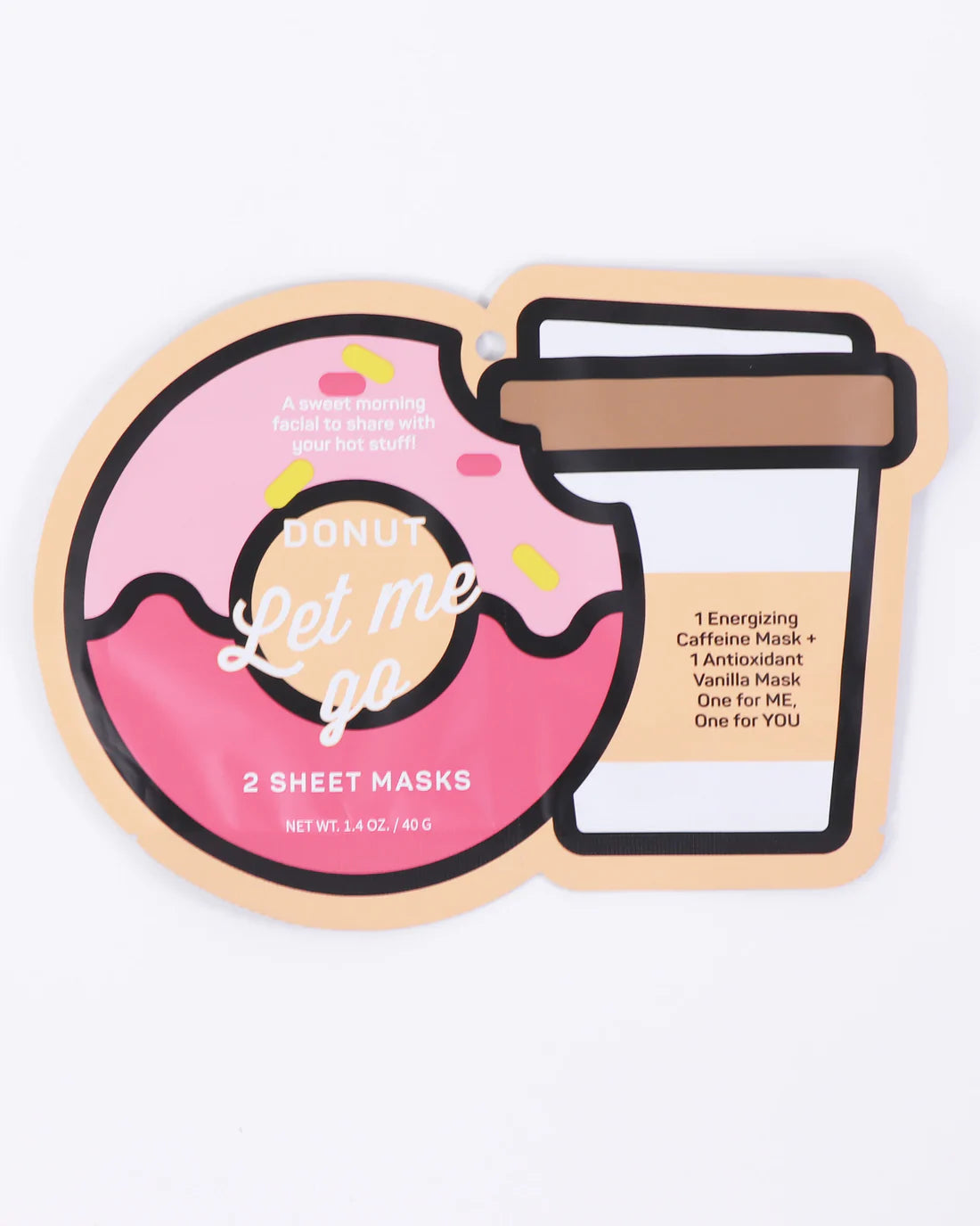 Couple's Face mask | Donut Let Me Go - Poppy and Stella