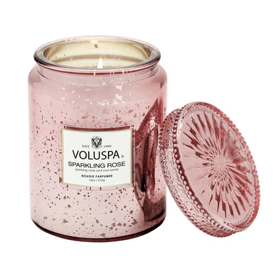 Voluspa | Sparkling Rose | Large Jar Candle - Poppy and Stella