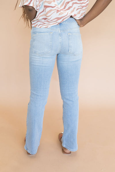 Free People | Liv Crop Flare Jeans | Etna Blue - Poppy and Stella