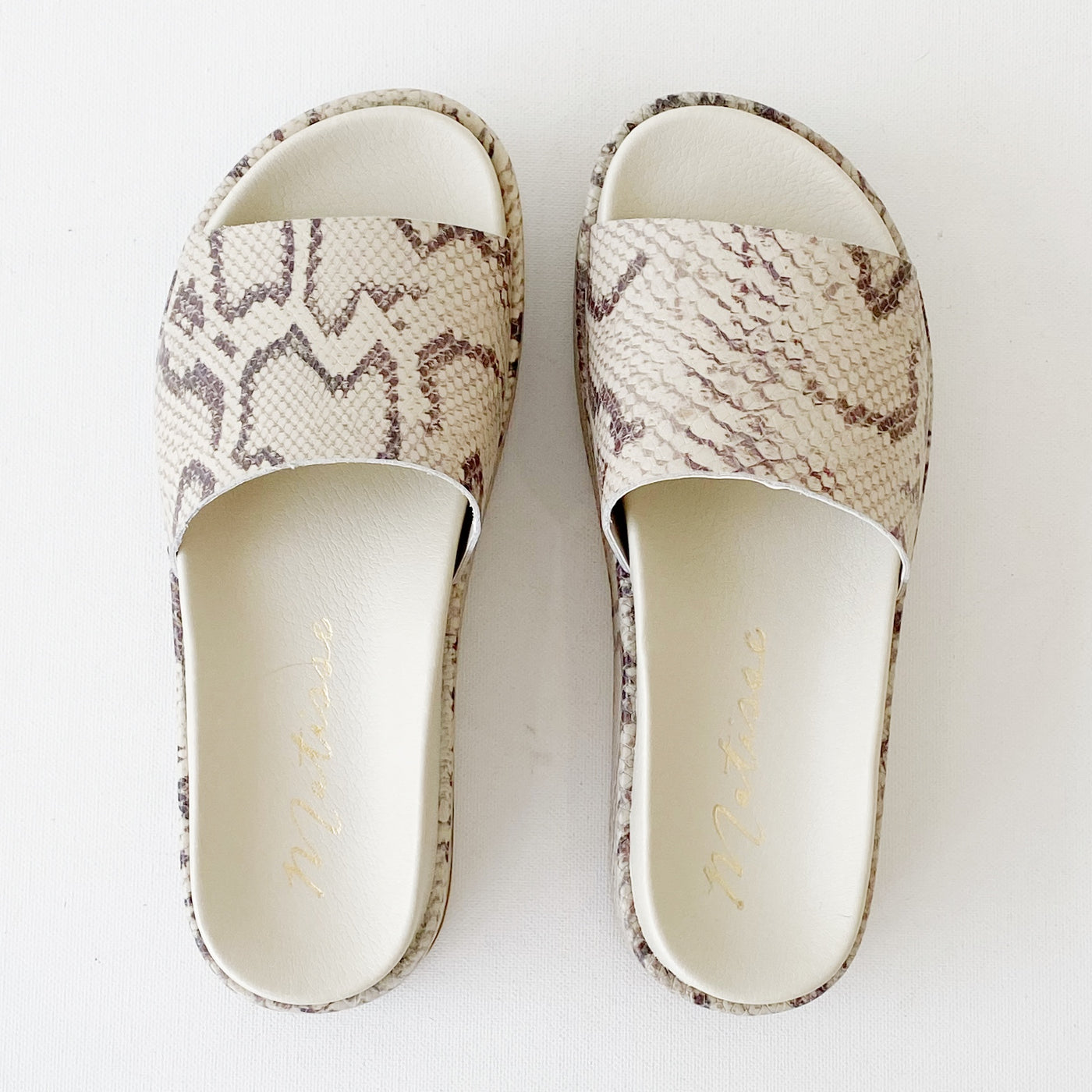 Matisse | Hideaway Platform Sandal | Snakeskin