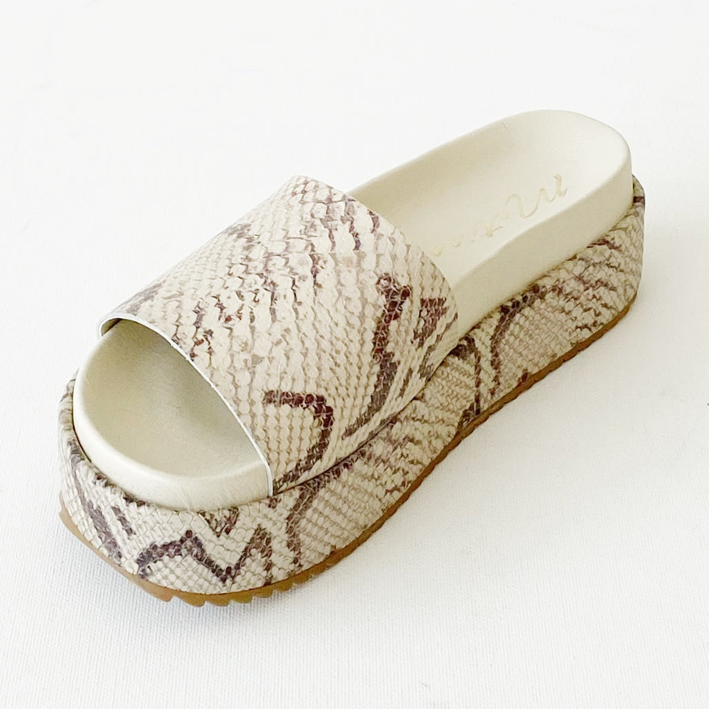 Matisse | Hideaway Platform Sandal | Snakeskin