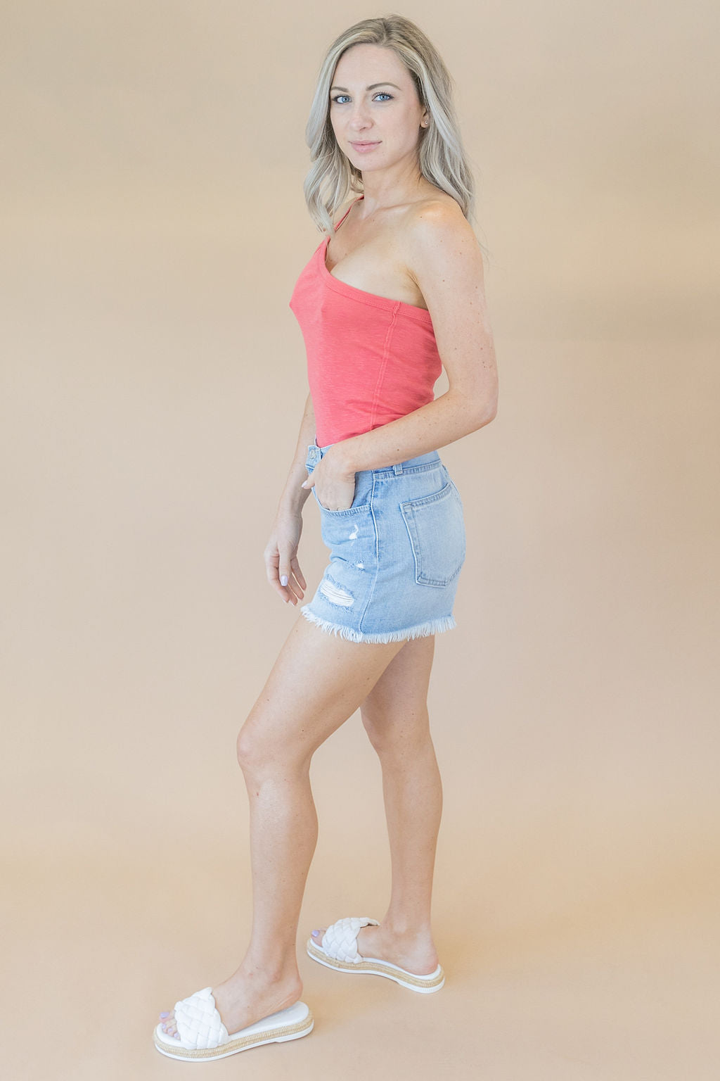 Free People | One Way Or Another Tank | Burnt Coral - Poppy and Stella