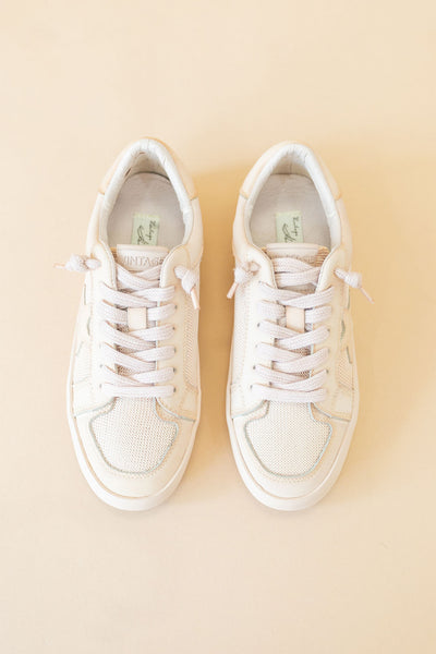 Vintage Havana | Extra Sneakers | Beige - Poppy and Stella