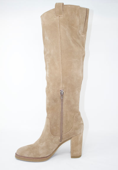 Dolce Vita | Sarie Boots | Truffle Suede - Poppy and Stella