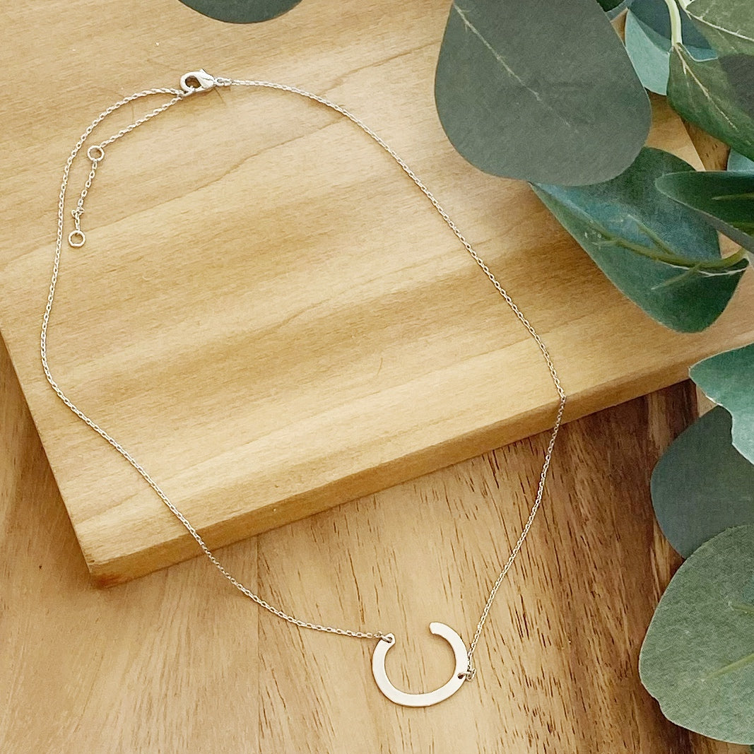 Initial Necklace | Silver - Poppy and Stella