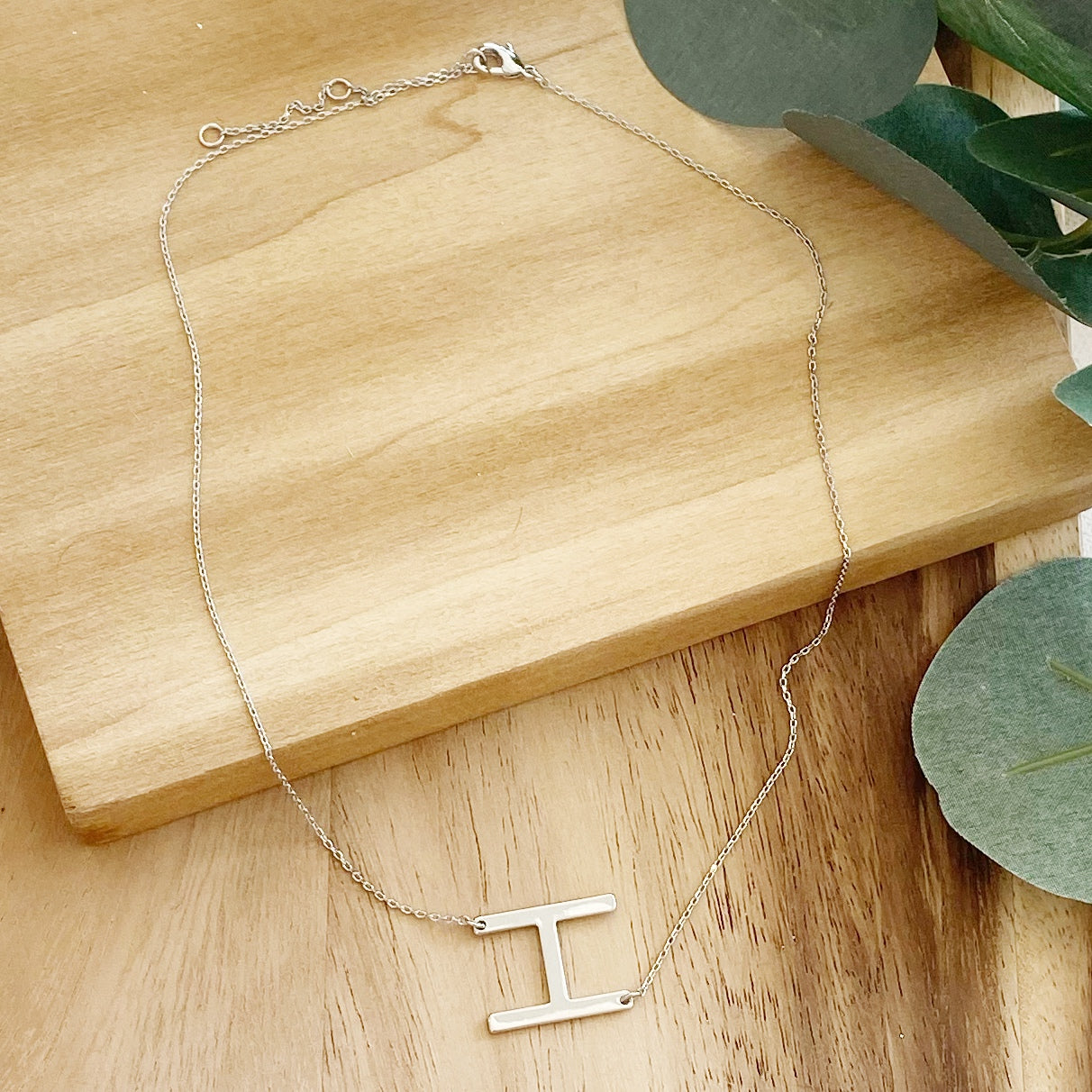 Initial Necklace | Silver - Poppy and Stella