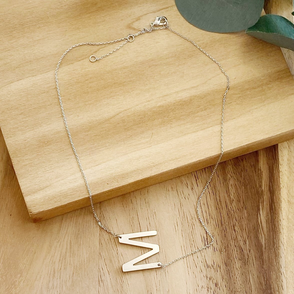Initial Necklace | Silver - Poppy and Stella