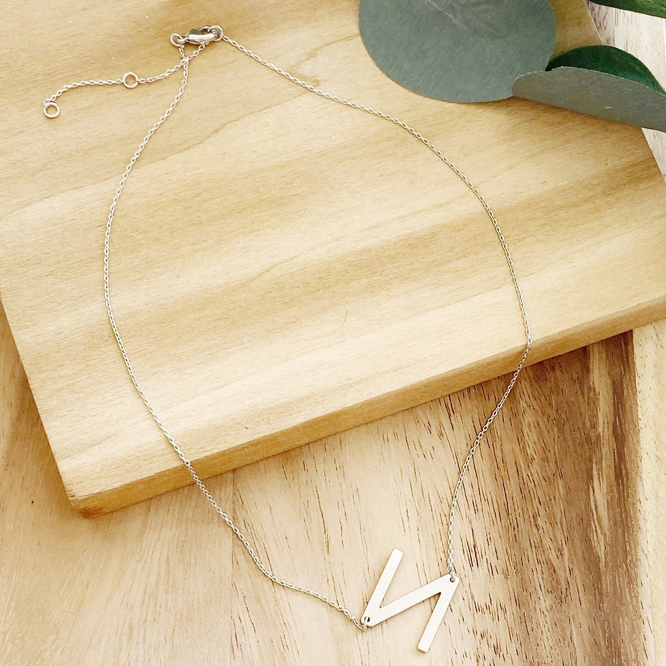 Initial Necklace | Silver - Poppy and Stella