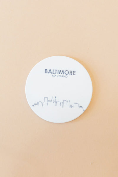 Coasters | Baltimore Skyline - Poppy and Stella