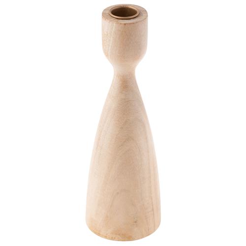 Wood Turned Candle Holder | Large