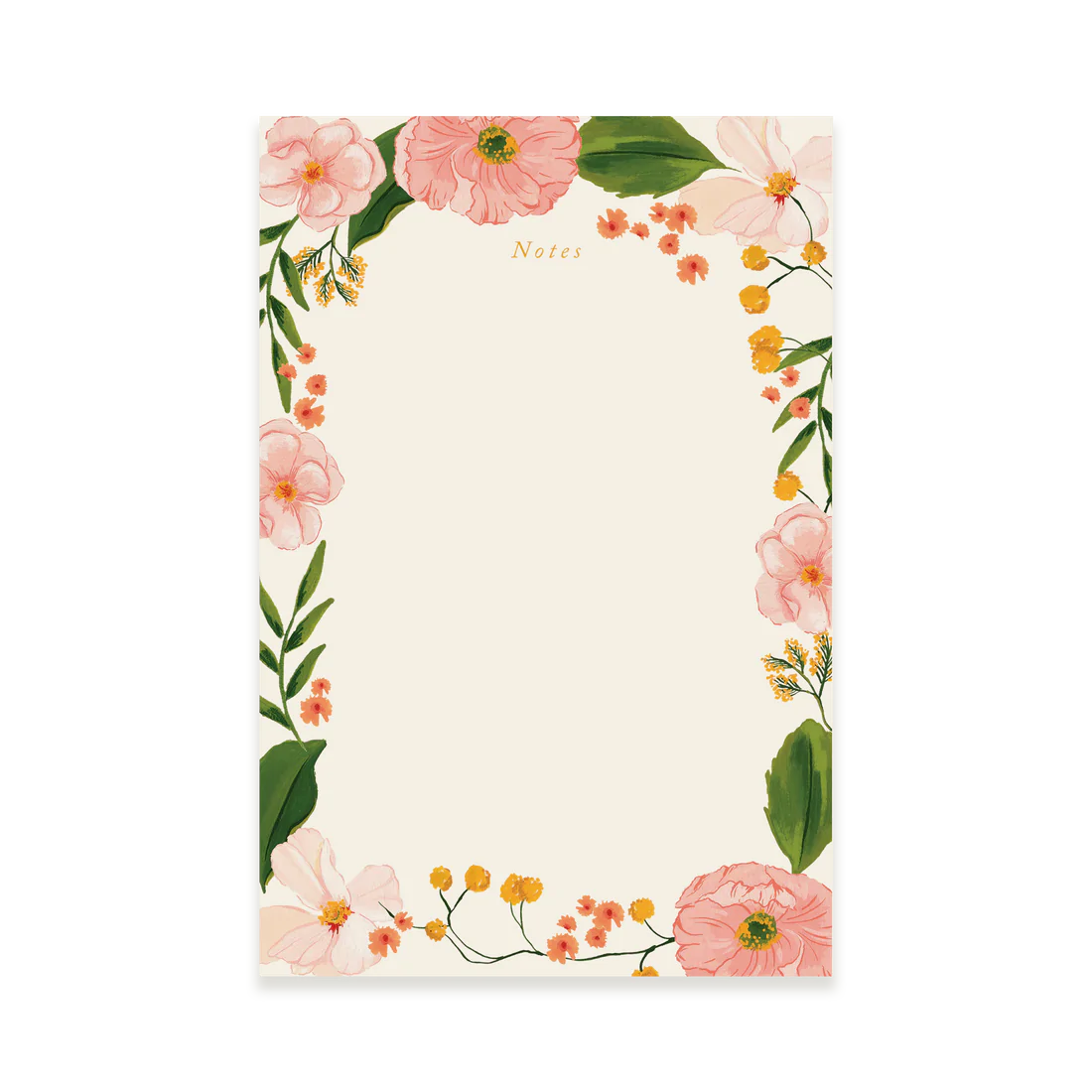Pink Blooms Notepad - Poppy and Stella