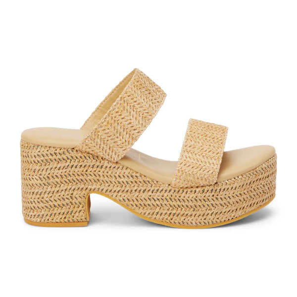 Matisse | Ocean Avenue Platform Sandal | Tan