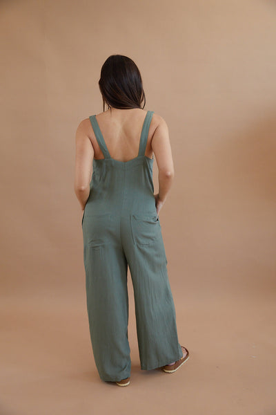 Harper Linen Jumpsuit - Poppy and Stella