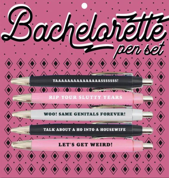 Bachelorette Pen Set - Poppy and Stella