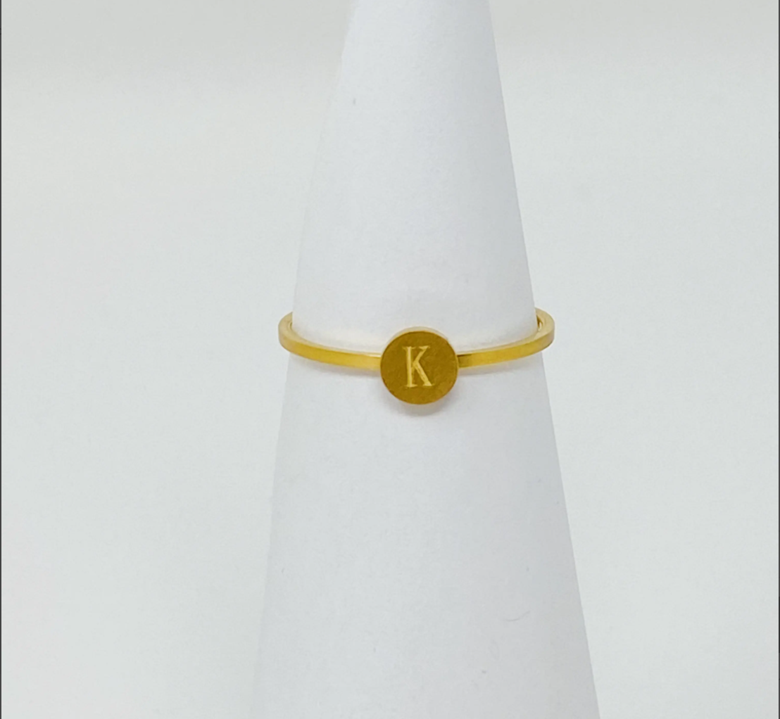 Initial Ring | Misc Letters - Poppy and Stella