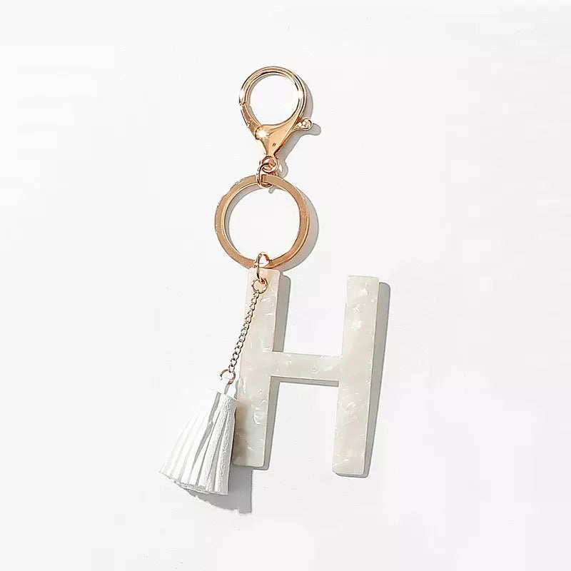 Tasseled Keychain | Misc Letters - Poppy and Stella