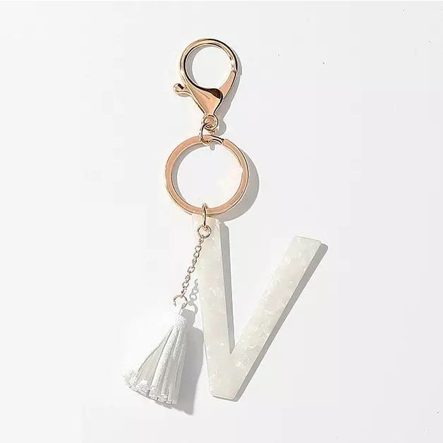 Tasseled Keychain | Misc Letters - Poppy and Stella
