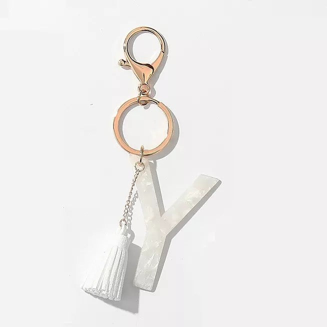 Tasseled Keychain | Misc Letters - Poppy and Stella