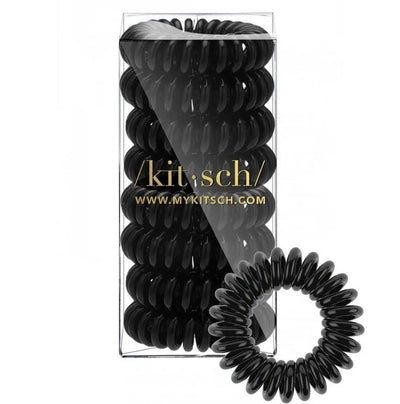 Kitsch Hair Coils 8 Piece Set | Black - Poppy and Stella