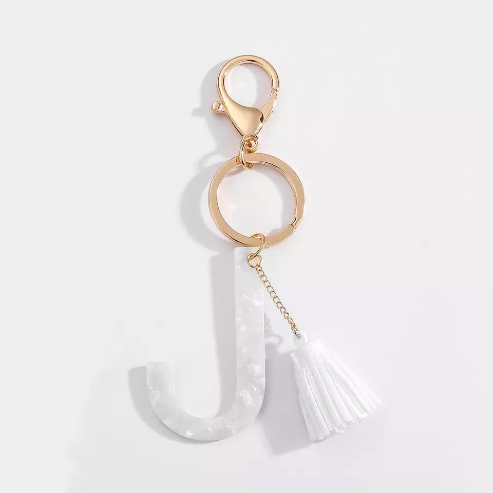 Tasseled Keychain | Misc Letters - Poppy and Stella