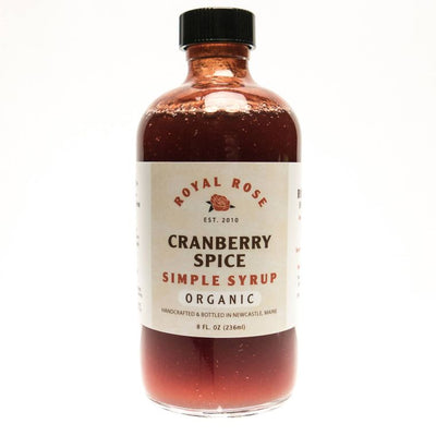 Cranberry Spice Organic Simple Syrup - Poppy and Stella
