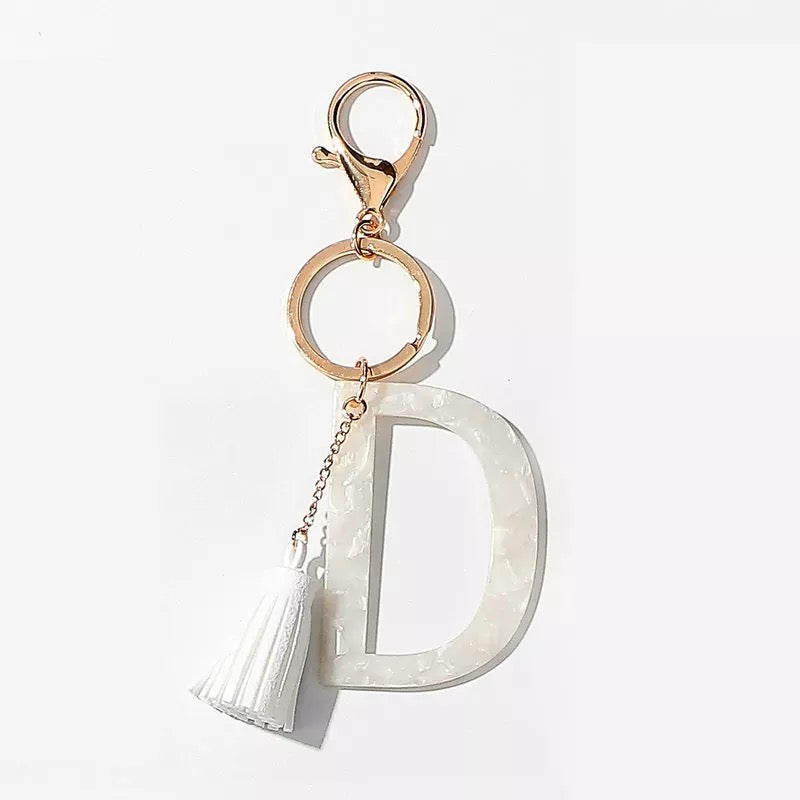 Tasseled Keychain | Misc Letters - Poppy and Stella