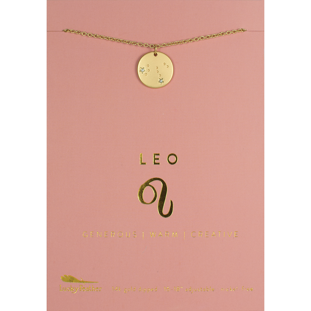 Zodiac Necklace | Leo - Poppy and Stella