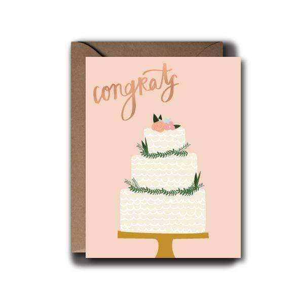 Card | Congrats Floral Wedding - Poppy and Stella