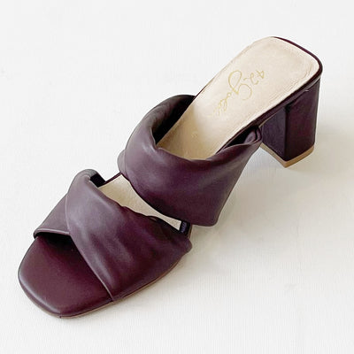 Loralie Heels | Burgundy - Poppy and Stella