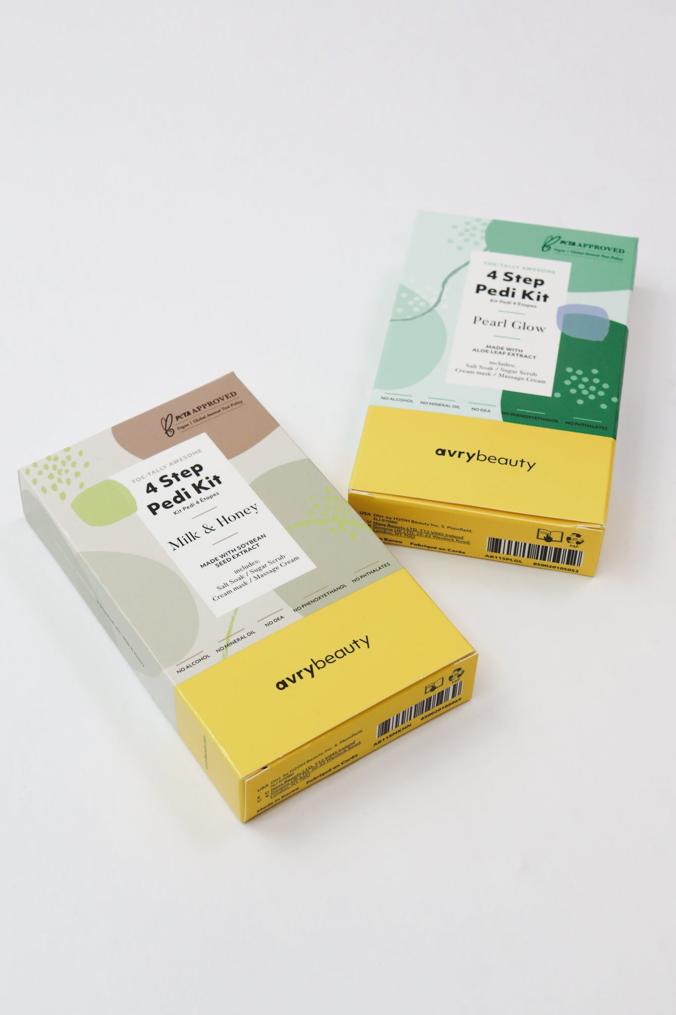 Avry Beauty | 4 Step Pedi Kit | Milk & Honey