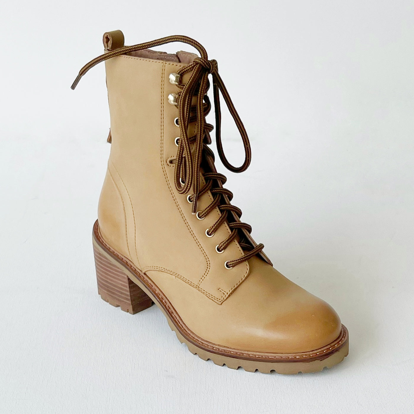 Seychelles | Irresistible Lace Up Boot | Tan - Poppy and Stella