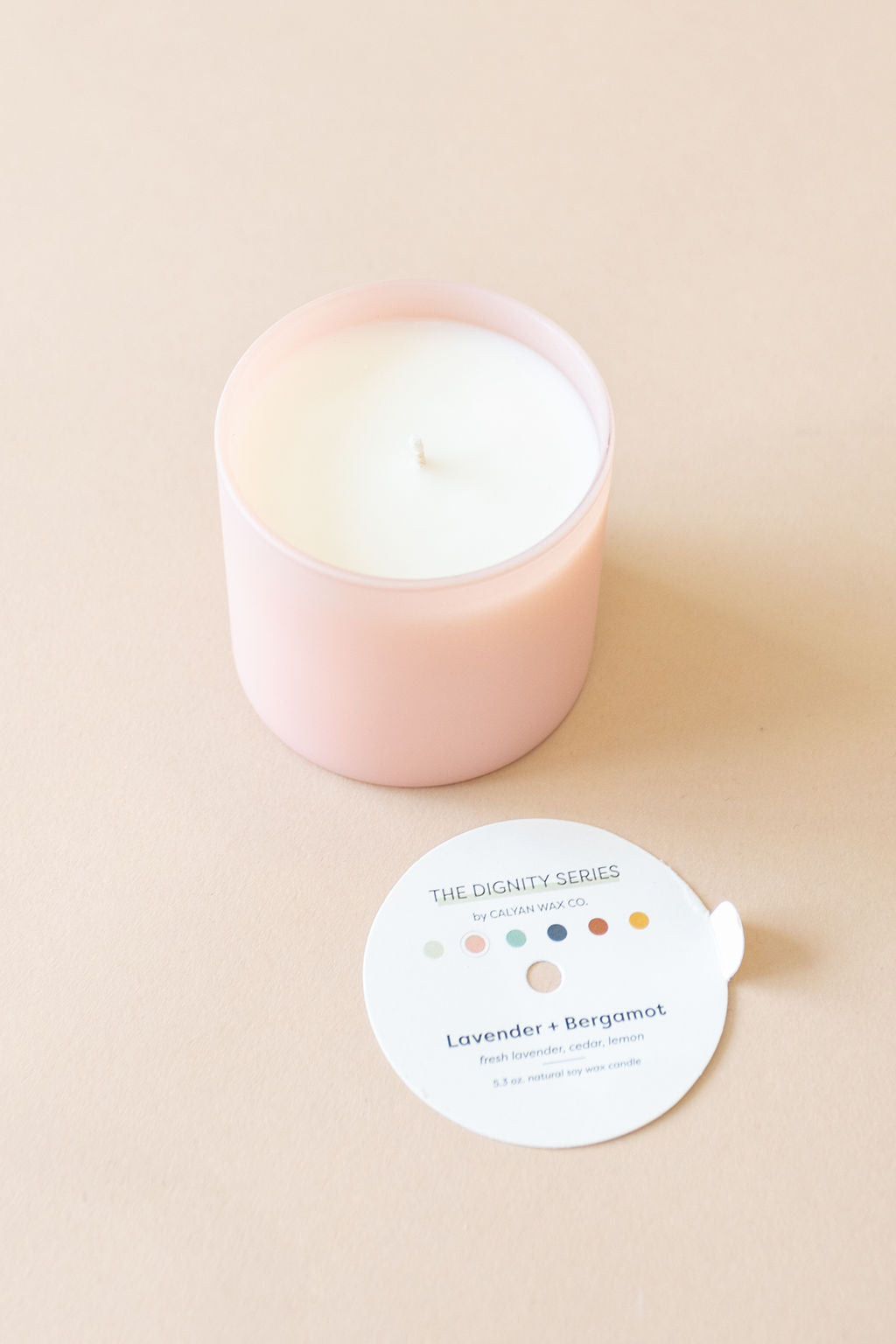 Dignity Series | Lavender + Bergamot Candle - Poppy and Stella