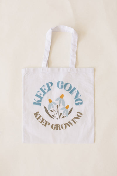 Keep Going Keep Growing Tote - Poppy and Stella
