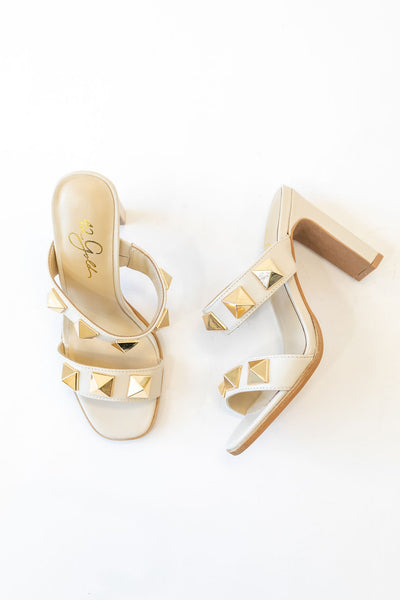 42 Gold | Lara Heel | Cream