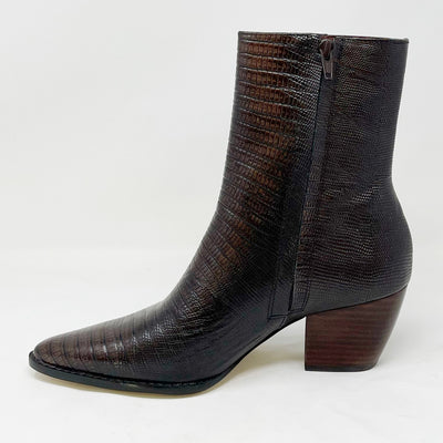 Matisse | Caty Bootie | Chocolate Lizard - Poppy and Stella