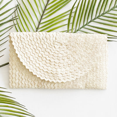 Valentina Woven Clutch | Assorted - Poppy and Stella
