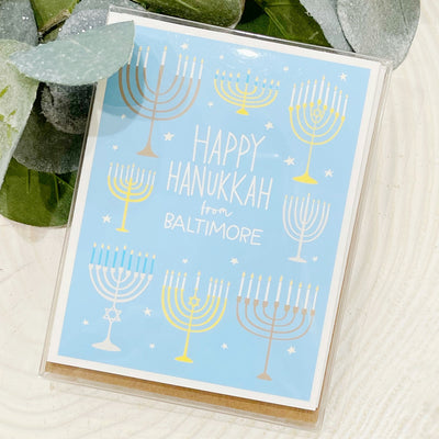 Happy Hanukkah From Baltimore Cards | Boxed Set - Poppy and Stella