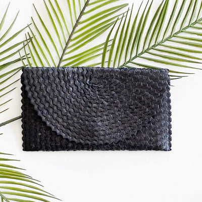 Valentina Woven Clutch | Assorted - Poppy and Stella